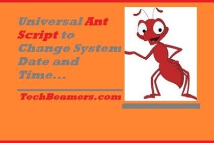 Ant script to change system date and time on Windows and Linux.