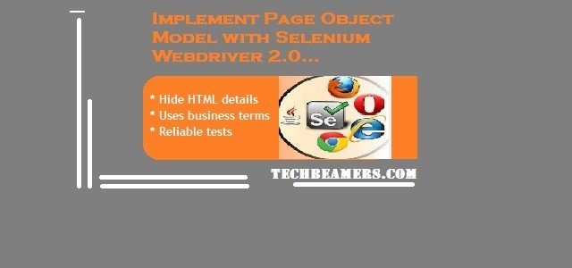 Selenium Tutorial - Page Object Model with Example.