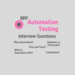 Automation Testing Interview Questions and Answers