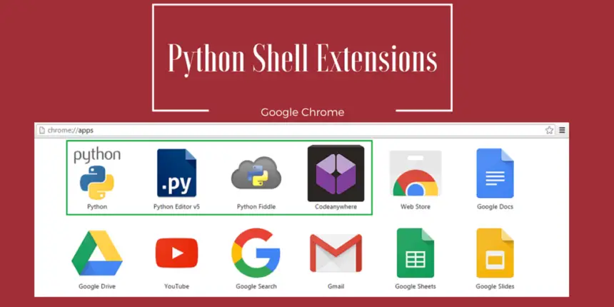 Chrome Python Shell Extensions