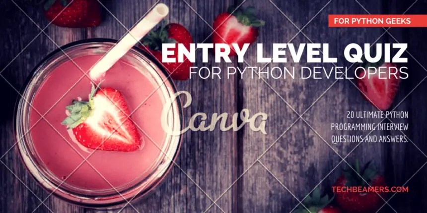 Programming Quiz for Python Developers