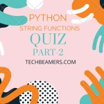 Python string functions and examples