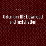 Selenium IDE Download and Installation