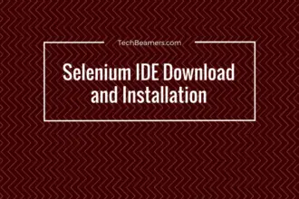 Selenium IDE Download and Installation