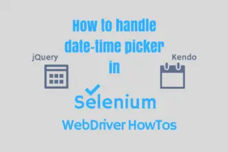 Handle date time picker calendar in selenium webdriver