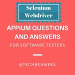 Selenium Interview - Appium Questions and Answers