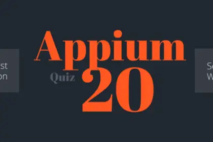 Selenium WebDriver Appium Quiz For Dummies