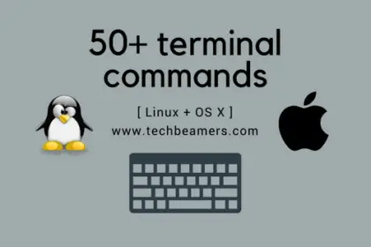 50+ terminal commands for linux and mac osx