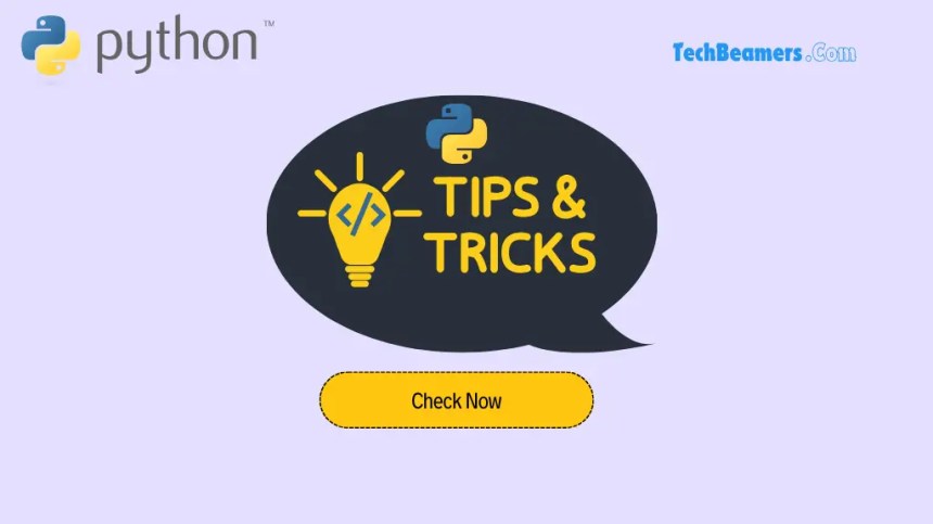 Python programming tips and tricks