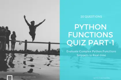 Python Functions Quiz Part-1 for Beginner Programmers