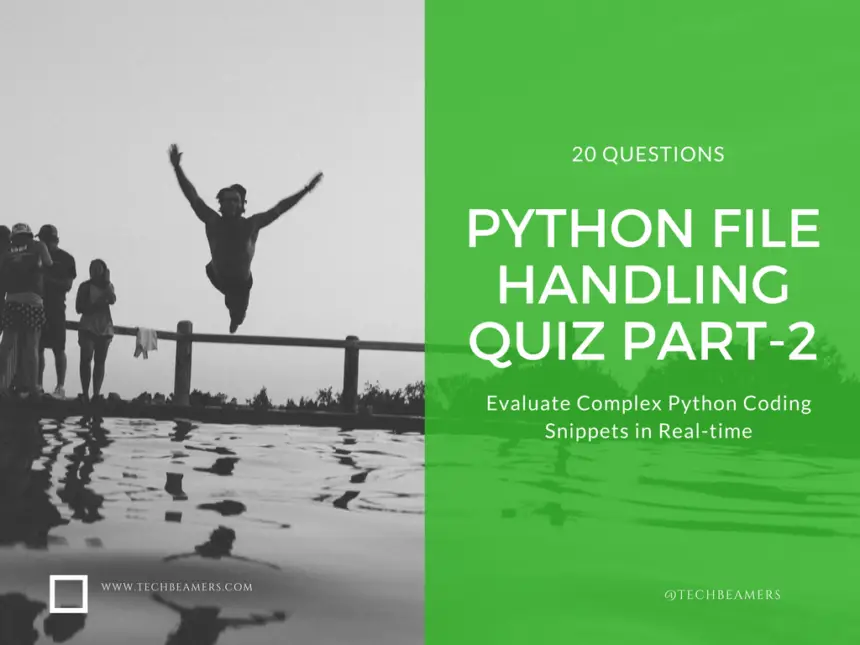 Python file handling quiz part-2 for Experienced Programmers