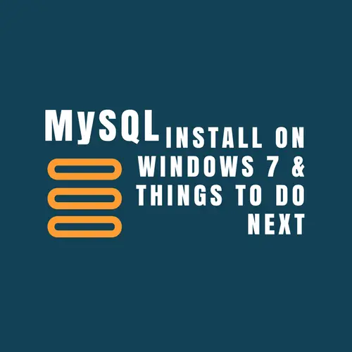 free download mysql for windows 7