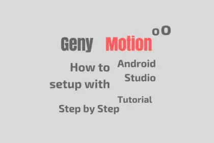 Genymotion Android Studio Tutorial