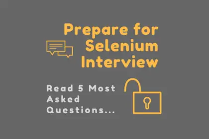 top five selenium questions for interview