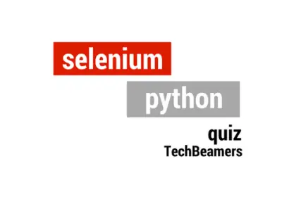 Selenium Python Quiz
