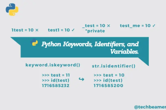 List of Python Keywords, Identifiers, and Variables for Beginners