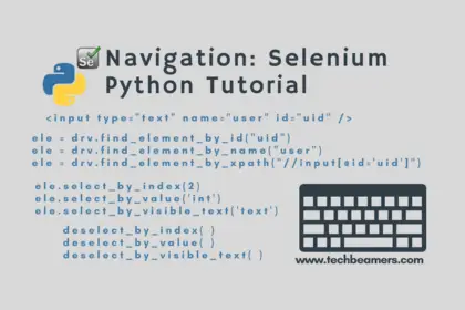 Navigation Selenium Python Tutorial