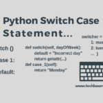 Implement Python Switch Case Statement
