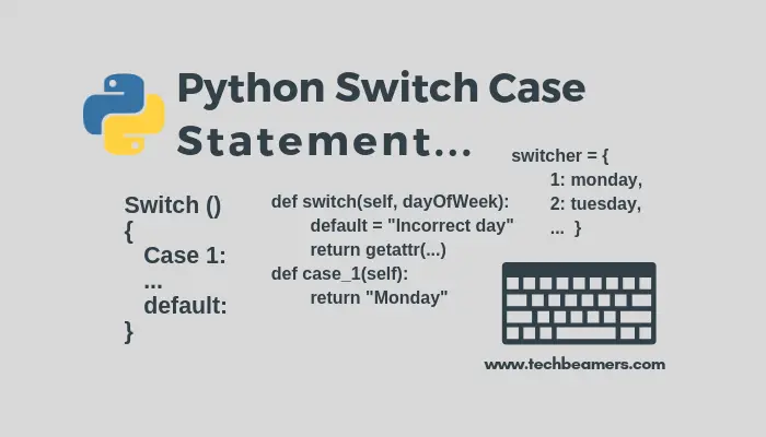 Implement Python Switch Case Statement