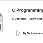 C Operators – Learn Step By Step