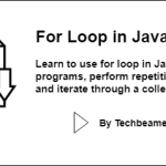 How use for loop in Java programs.