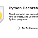 How to use decorator in Python.