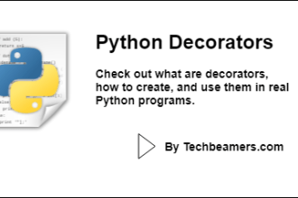 How to use decorator in Python.