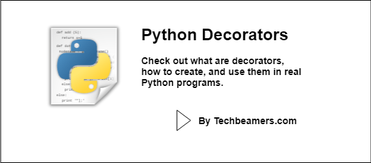 Python Decorator Tutorial Learn To