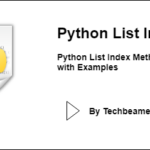 Python List Index Method Explained with Examples