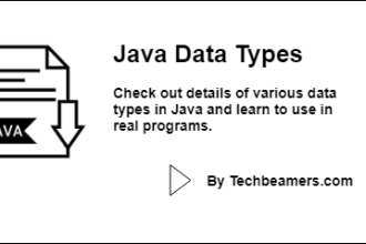 How to use data types in Java programs.