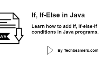 Java If, If-Else-If Conditions