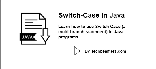 Java Switch Case with Examples
