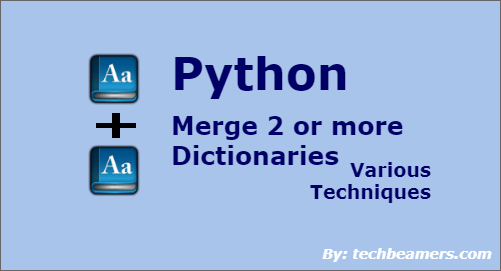 python combine two dictionaries