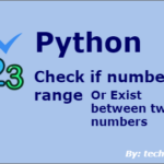 Python Check Integer Number in Range