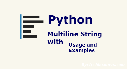 Python multiline string with examples