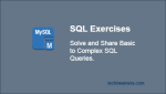 SQL Exercises - Complex Queries - TechBeamers