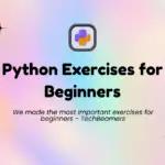 Programming exercises for beginners in python