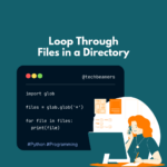 Loop Through Files in a Directory using Python