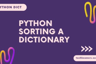 Sort a Dictionary in Python