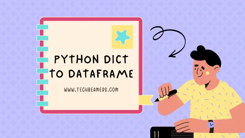 Convert Python dictionary to dataframe