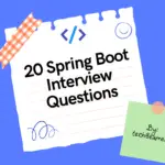 comprehensive collection of Spring Boot interview questions