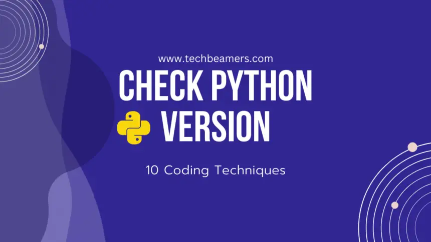 Check Python Version Using Code