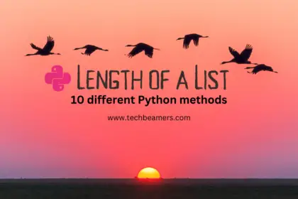 Find Length of Python List