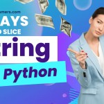 Let's understand how to slice a string in Python.