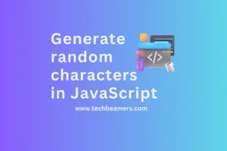 Generate random characters in JavaScript
