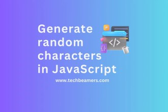 Generate random characters in JavaScript