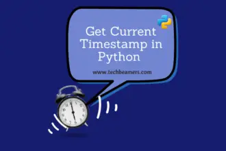 Get the Current Timestamp in Python