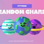 generate random characters in python