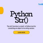 how to use str function in python