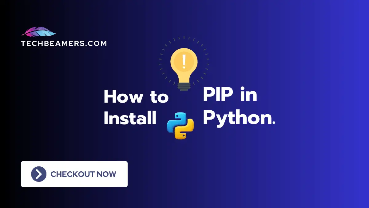 How do I Install Pip in Python?